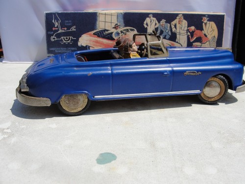 ARNOLD 1940ER/50ER VINTAGE BLECHPLATTE DUNKELBLAU AUTO GEBRAUCHT VERPACKT - Bild 2 von 24