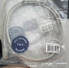 3FT CAT6 Cable Ethernet Lan Network CAT 6 RJ45 Patch Cord Internet Gray