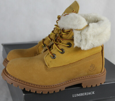 Lumberjack River Leder Stiefeletten Boots warm gefüttert Gr.37,neu,LP99 