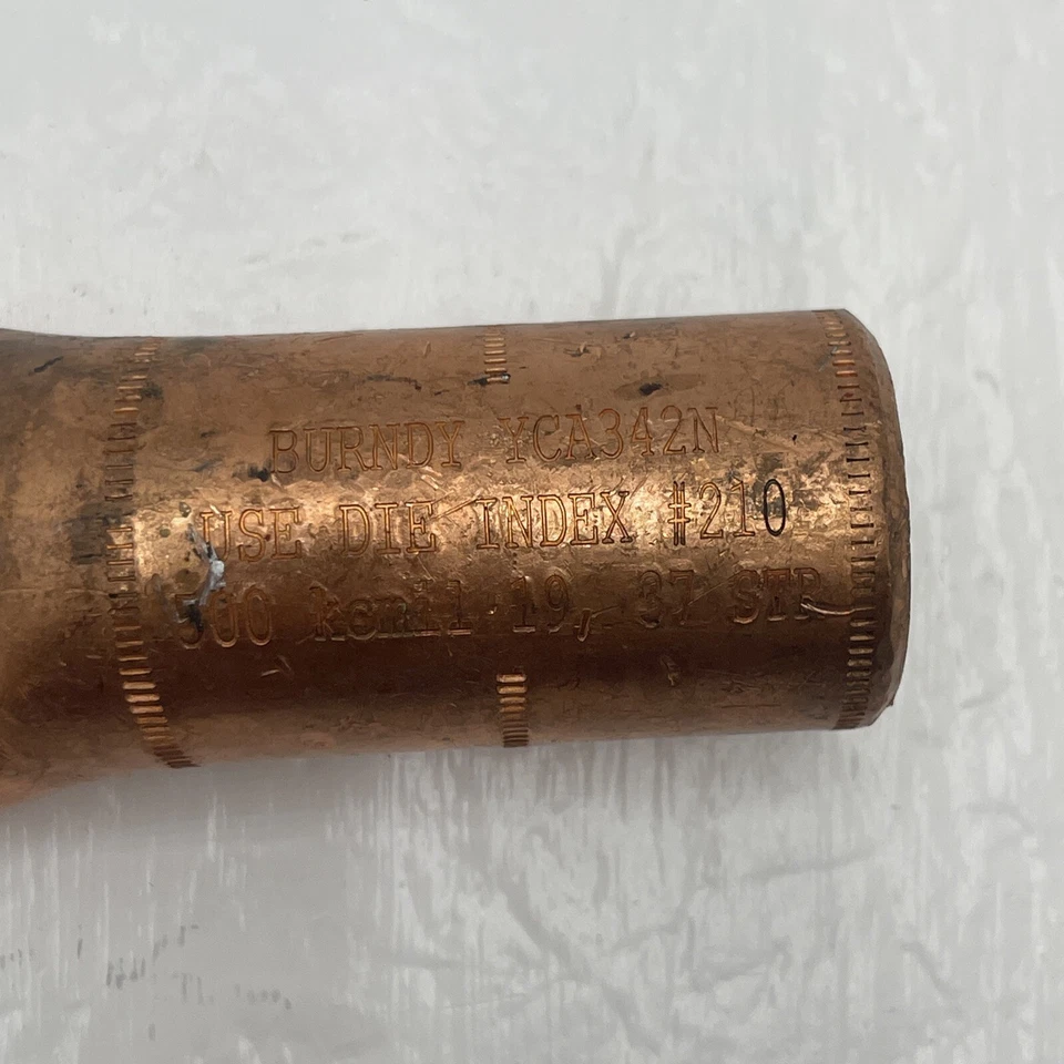 Burndy YCA342N Copper Compression Lug 500kcmil 2-NEMA Mounting Holes 6-1/2L - Image 2 of 4