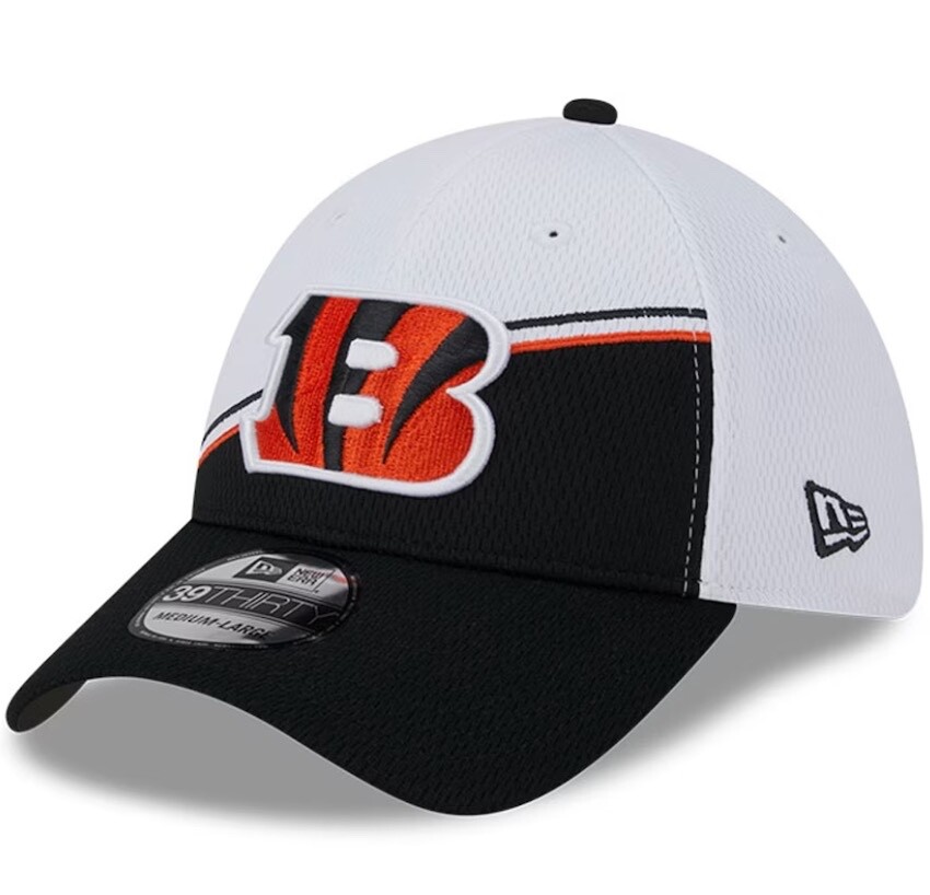 Cincinnati Bengals New Era 39Thirty Sideline On-Field Flex Hat Size L/XL