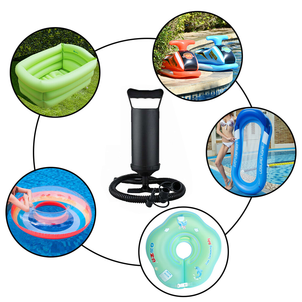 Two Way Air Pump PVC Manual Air Pump Hand Pulled Inflatable Pump for