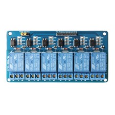 6 Channel 5V Relay Board Module Optocoupler LED for Arduino PiC ARM AVR NEW