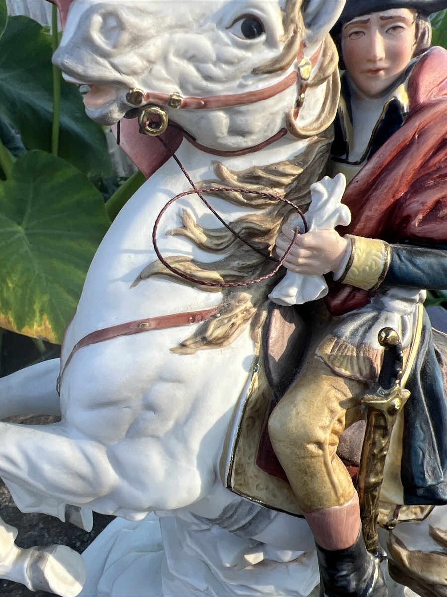 Limited Ed Porcelain Napoleon on Horseback Pucci Capodimonte Italy