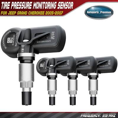 #ad 4x 315MHz TPMS Tire Pressure Monitoring Sensor for Jeep Grand Cherokee 2005 2007 $39.48