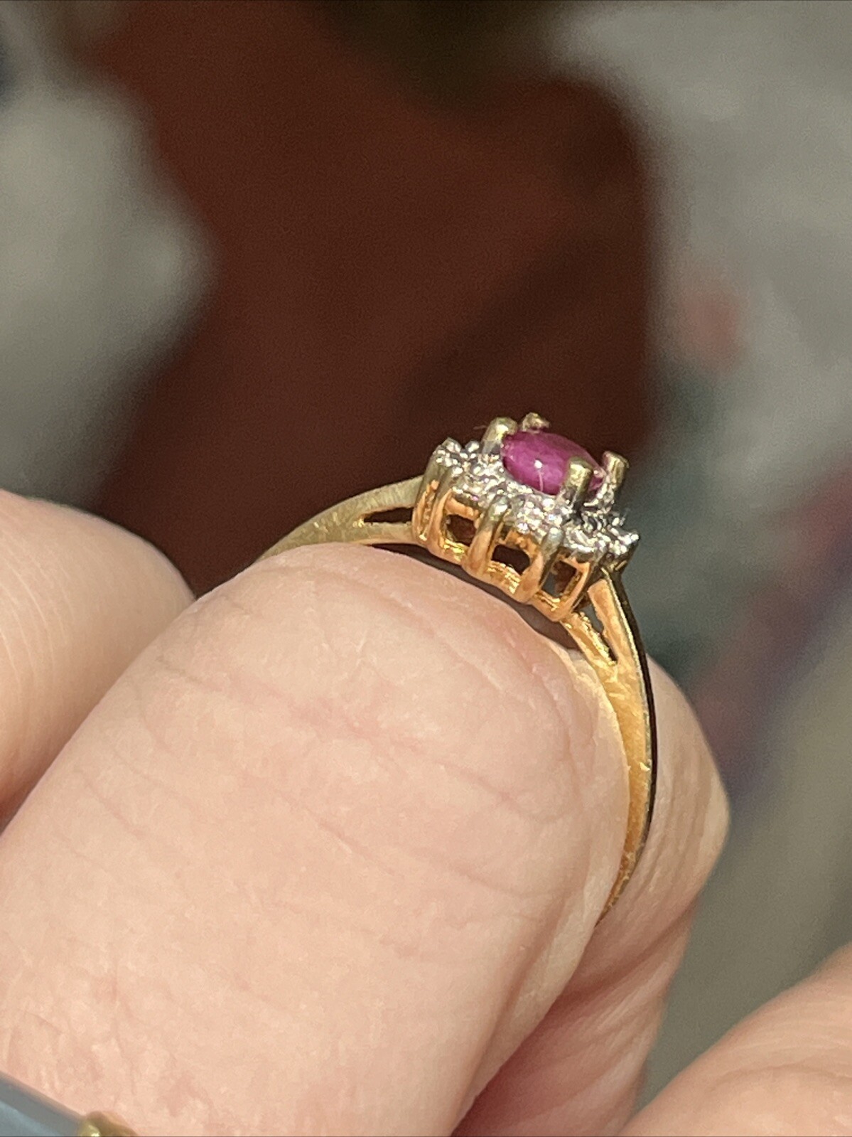 Real Gold Ruby Ring - image 5