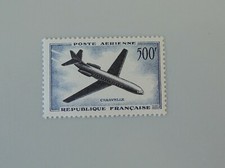 France année 1957-59 poste aérienne PA 36 neuf * trace de charnière caravelle 1