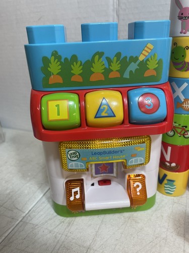Leap Frog Leap Builders ABC Smart House Blocks Building Interactive 50 pc. Set - Picture 14 of 17
