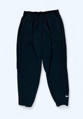 Nike Running Women's Large Dri-FIT Essential 7/8 Pants Black Slim