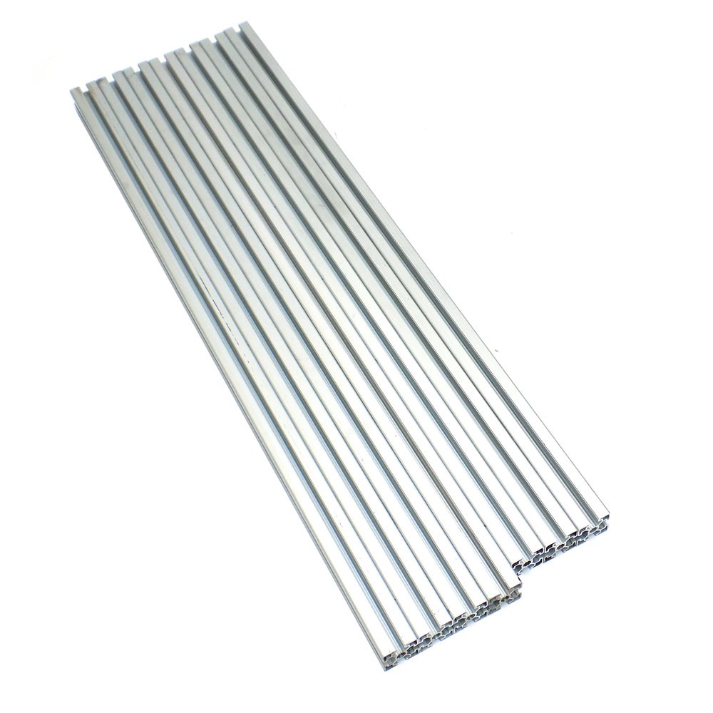 (Lot of 7) Bosch 45x45 Aluminum Extrusion T-Slot (4) 1073mm & (3) 1047mm Length