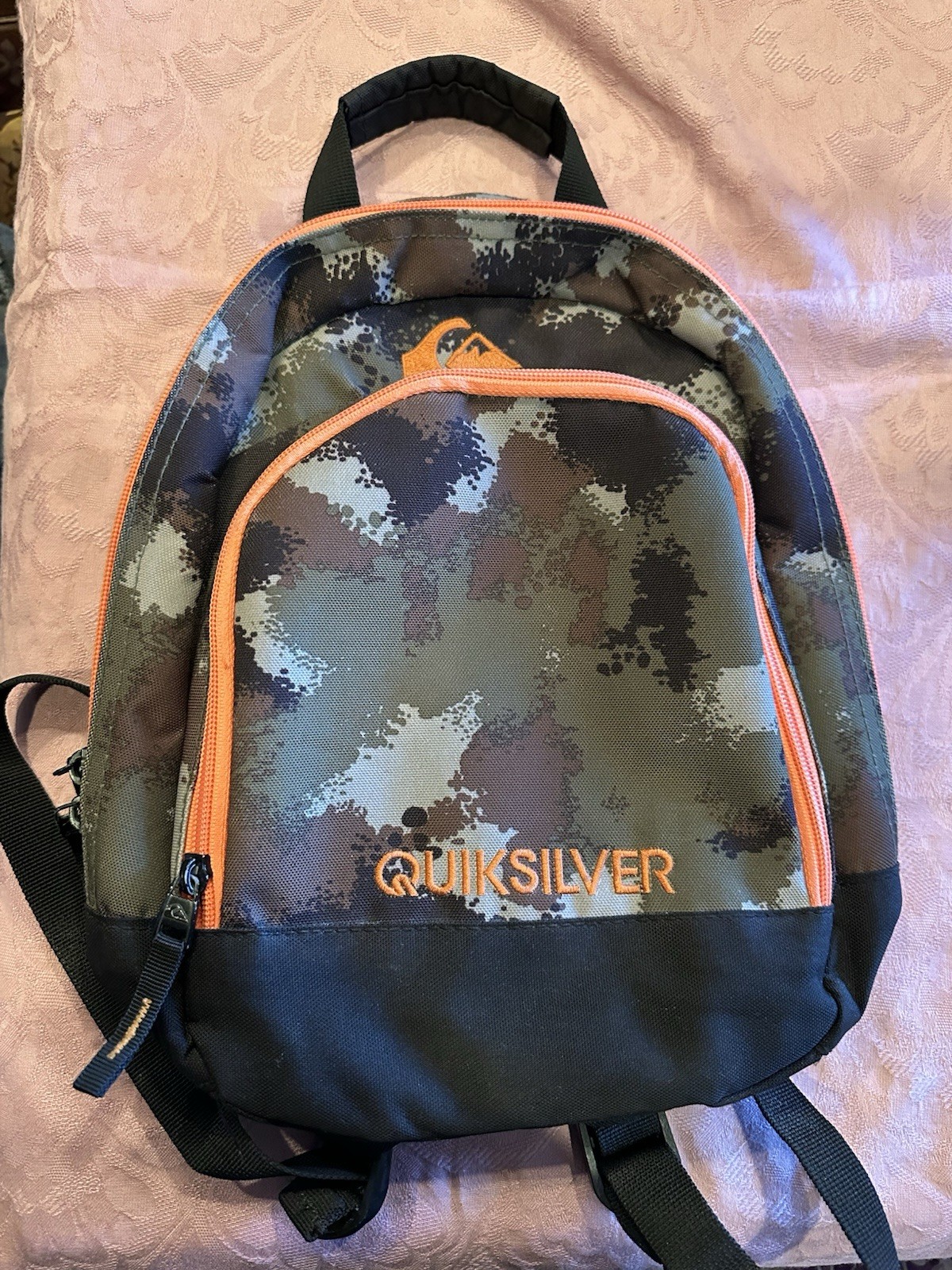 Quicksilver Mini Backpack Zippered Compartments A… - image 1