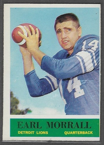 Earl Morrall #65 1964 Philadelphia card