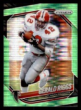 2025 Panini Prizm Neon Green Pulsar #117 Gerald Riggs Atlanta Falcons