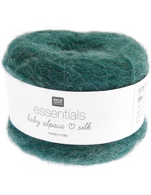 Rico Design  Ball Essentials Baby Alpaka Loves Silk Petroleum
