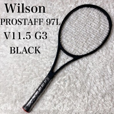 Wilson Prostaff 97L V11.5 G3 Black Federer Wilson Racket Tennis Racquet