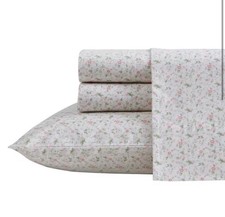 Laura Ashley Cotton Percale Queen Sheet Set