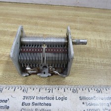 VARIABLE CAPACITOR 2 section 75 pF 11 to 80 pF 1/4 in 26-102