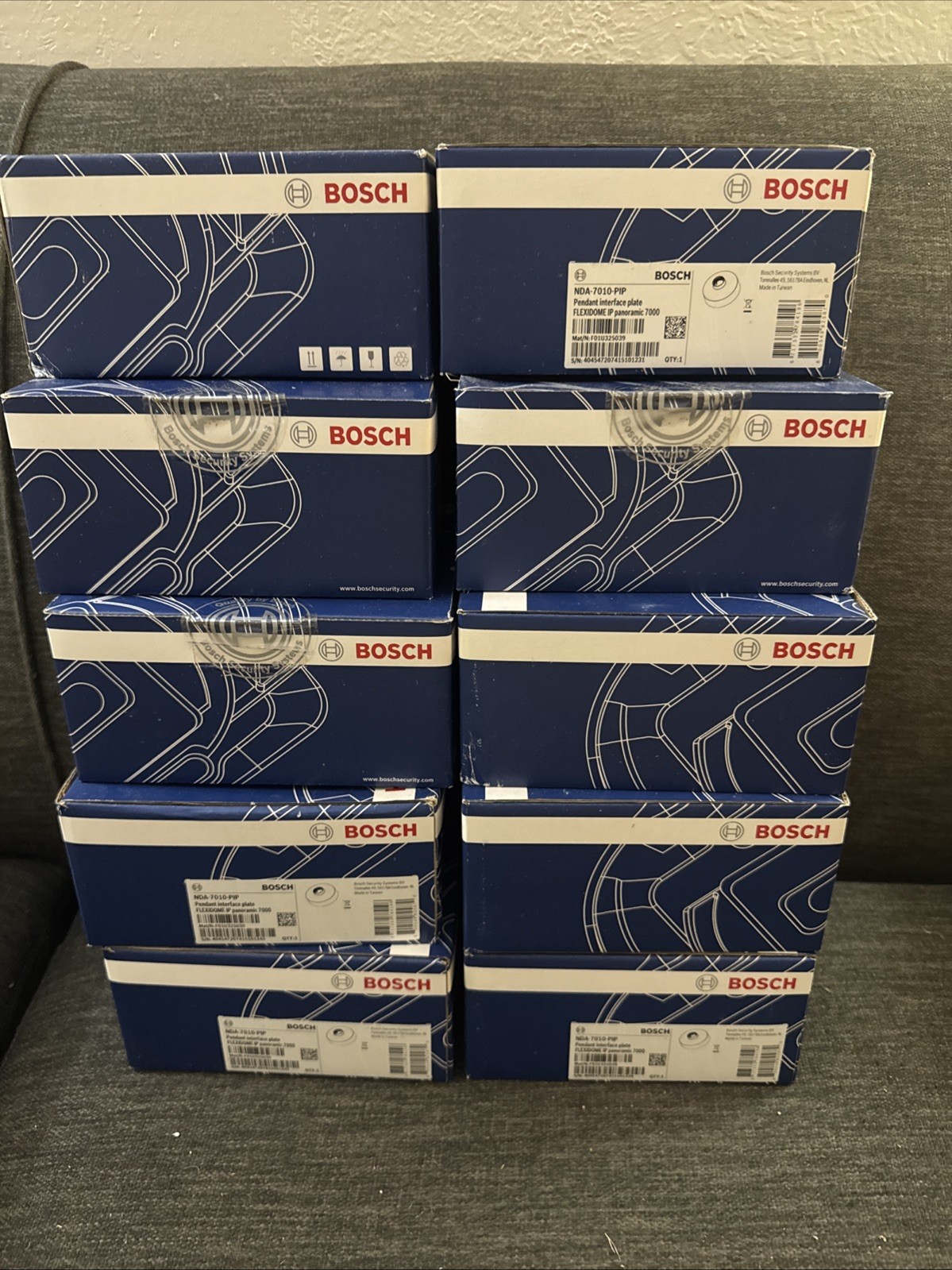 Lot Of 10 Bosch NDA-7010-PIP interface plate Sealed New In Box!