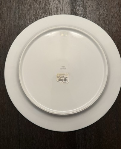 Restoration Hardware RH Chinese Porcelain 12.25” RIMMED Grand Dinner Plate White - Picture 2 of 3