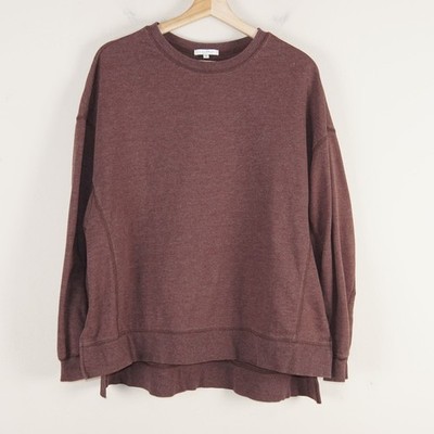 Z Supply Maroon Red Modern Weekender Sweatshirt Womens Sz S