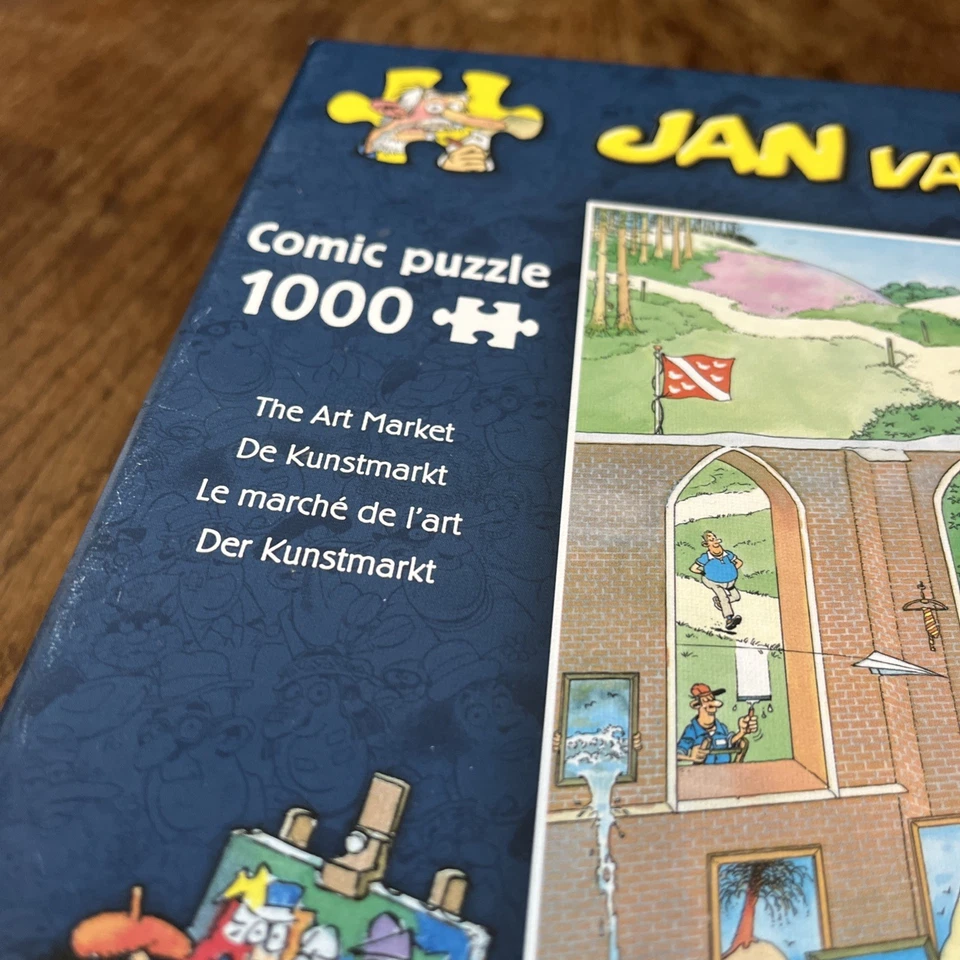 The Art Market 1000 piece jigsaw by Jan Van Haasteren Complete See Photos - image 4 of 4