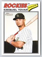 Ezequiel Tovar 2026 Topps Heritage #179 Colorado Rockies
