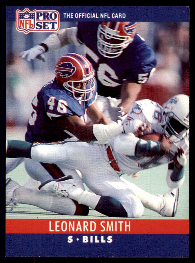 1990 Pro Set #46 Leonard Smith