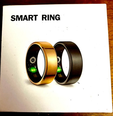 #ad #ad Smart Ring Herz P1 Silver Spark Size 11 And Herz P1 Rapid Charging Case $30.00