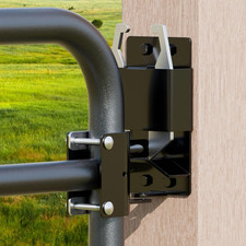 Heavy Duty 2 Way Farm Gate Latch Lockable, Two Way Livestock Fence Gate Latches