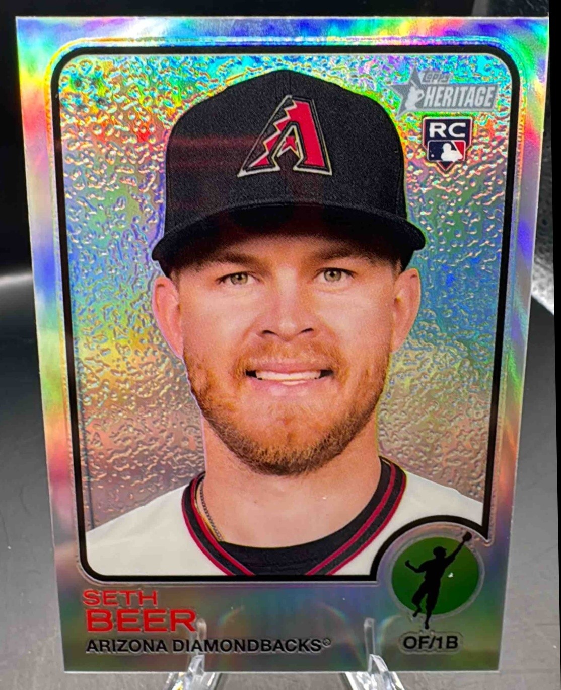 2022 Topps Heritage Seth Beer #77 Chrome Refractor 352/673 RC Diamondbacks