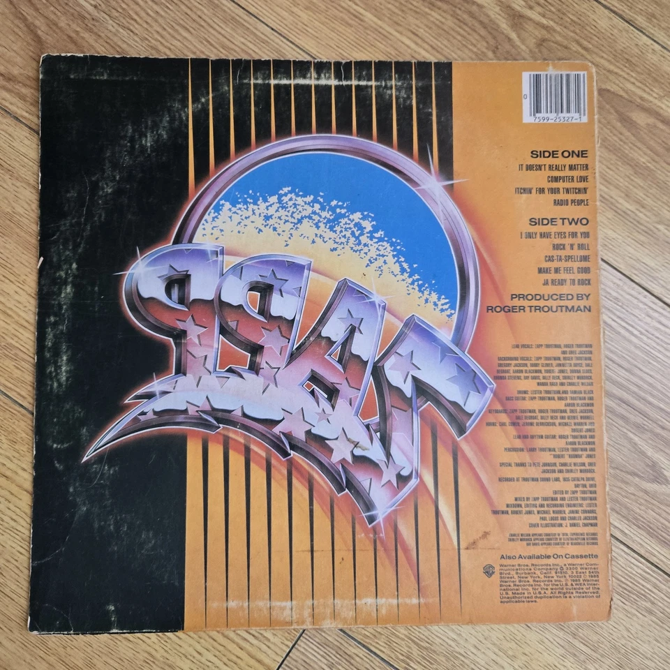RARE PROMO Zapp: The New Zapp IV U (LP WB 1985) FUNK SOUL ELECTRO Roger Troutman Foto 4 de 4