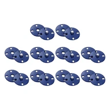 10 Sets Sewing Snap Buttons, Press Buttons Snap Fasteners 18mm, Blue
