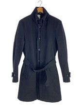 Tornado Mart Steel Collar Coat/L/Wool/Blk/Plain/Tct-9509 3395