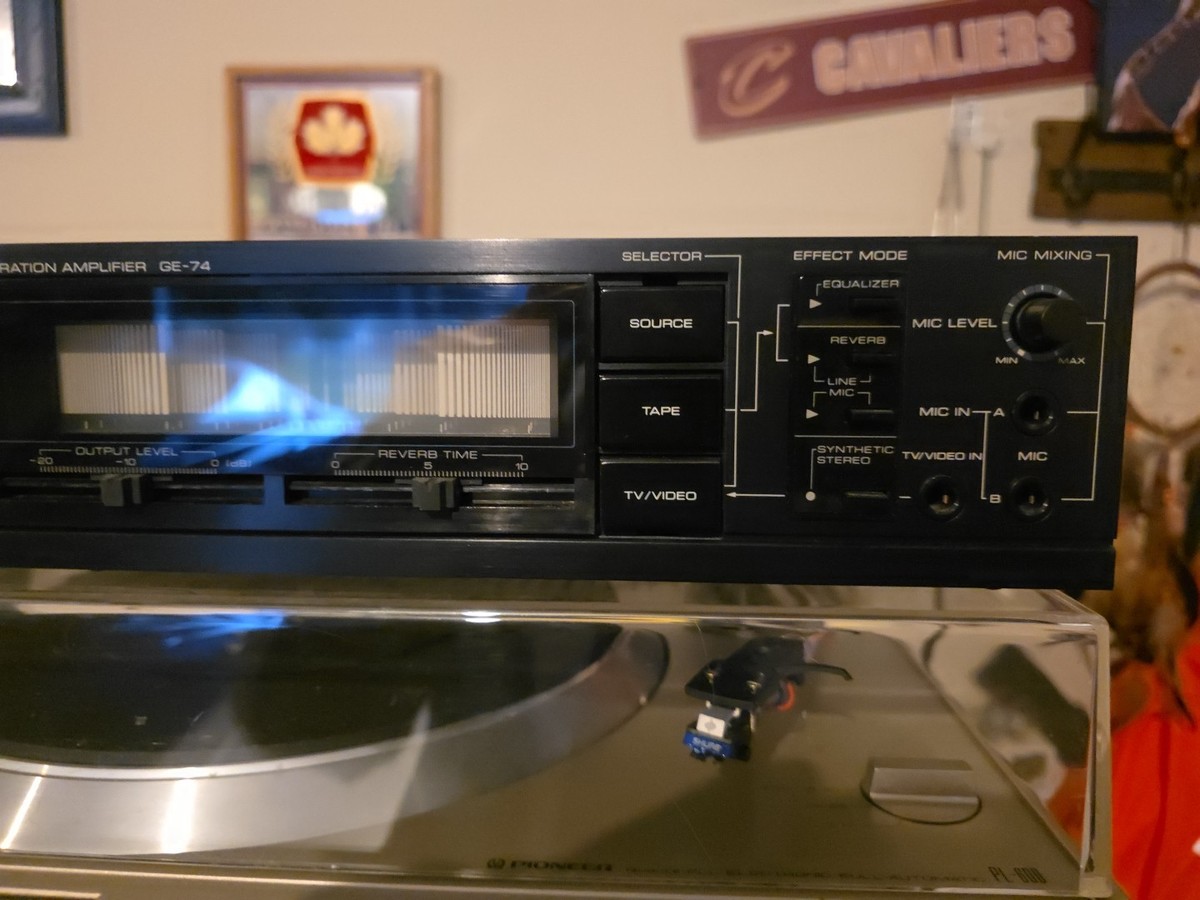 Kenwood GE-74 Graphic Equalizer With Reverberation Amplifier
