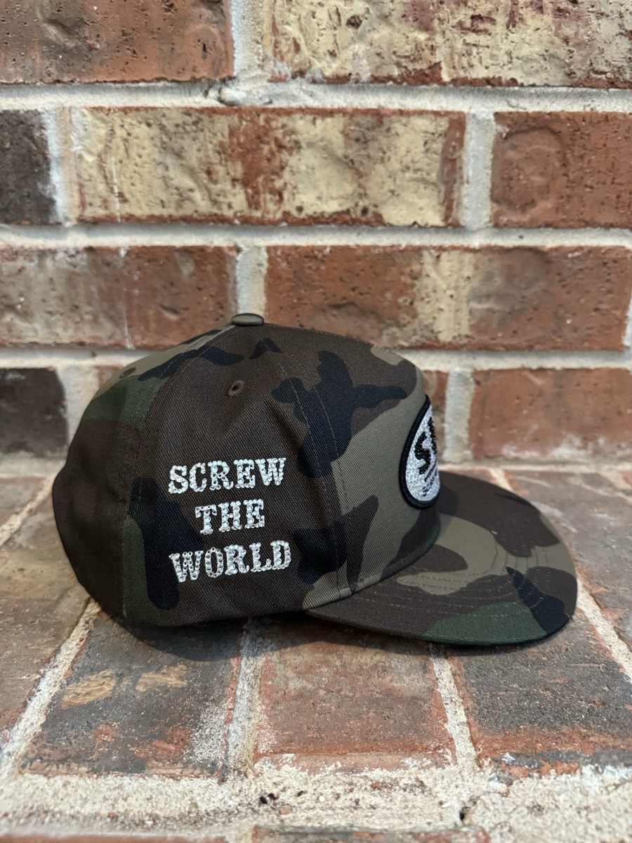 New OSFA Supreme SS26 DJ Screw SUC 5 Panel Snapback Cap Hat Camo
