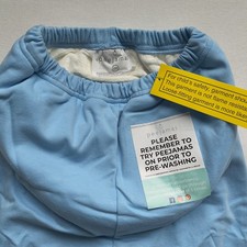 Peejamas Boys-8/9 Absorbent Bed Wetting Potty Training Pajama Bottoms Blue NWT