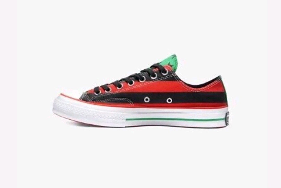 Size 10 - Denim Tears x Converse Chuck 70 Low Pan-African Flag for