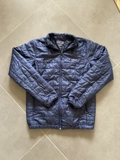 Patagonia Womens Nano Puff Jacket Blue Full Zip Insulated Puffer Size XL