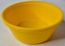 1990s Fisher Price Fun with Food Replacement Part-Cooking Pot / Bowl Yellow
