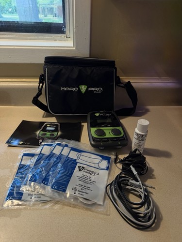 MARC PRO Plus Edition Muscle Stimulator Tens Unit TENS/EMS & Travel Case