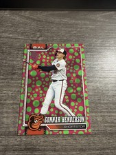 2026 Topps Series 1 - Gunnar Henderson #46 Holiday Polka Dots Green/Pink SP