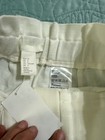 H&M Linen Shorts Cream/Ivory tie belt w Pockets Sz 4 — photo 4