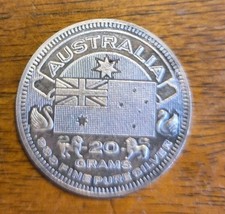 Australia THE SILVER MINT Nations 20 gram 999 FINE Silver Round 93.23 per troy oz