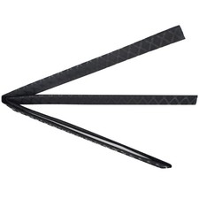 Tubo de envoltura termorretráctil para empuñaduras de varilla estable encogimiento rápido negro 45 mm 1 metro