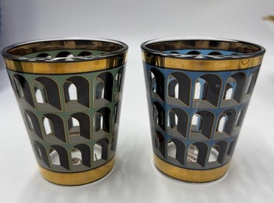 RARE Jonathan Adler - Versailles 11.75 oz. Cocktail Glasses, Set of 2
