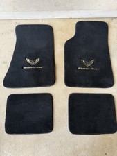 Carpet Floor Mats 1982-2002 Pontiac Firebird Trans Am Embroidered Logo Gold