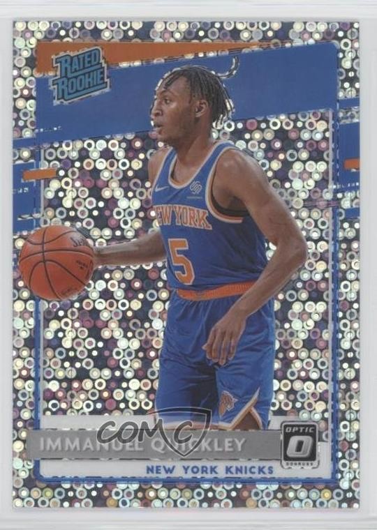 2020 Donruss Optic Rated Rookie Fast Break Holo Prizm Immanuel Quickley #175 4k8