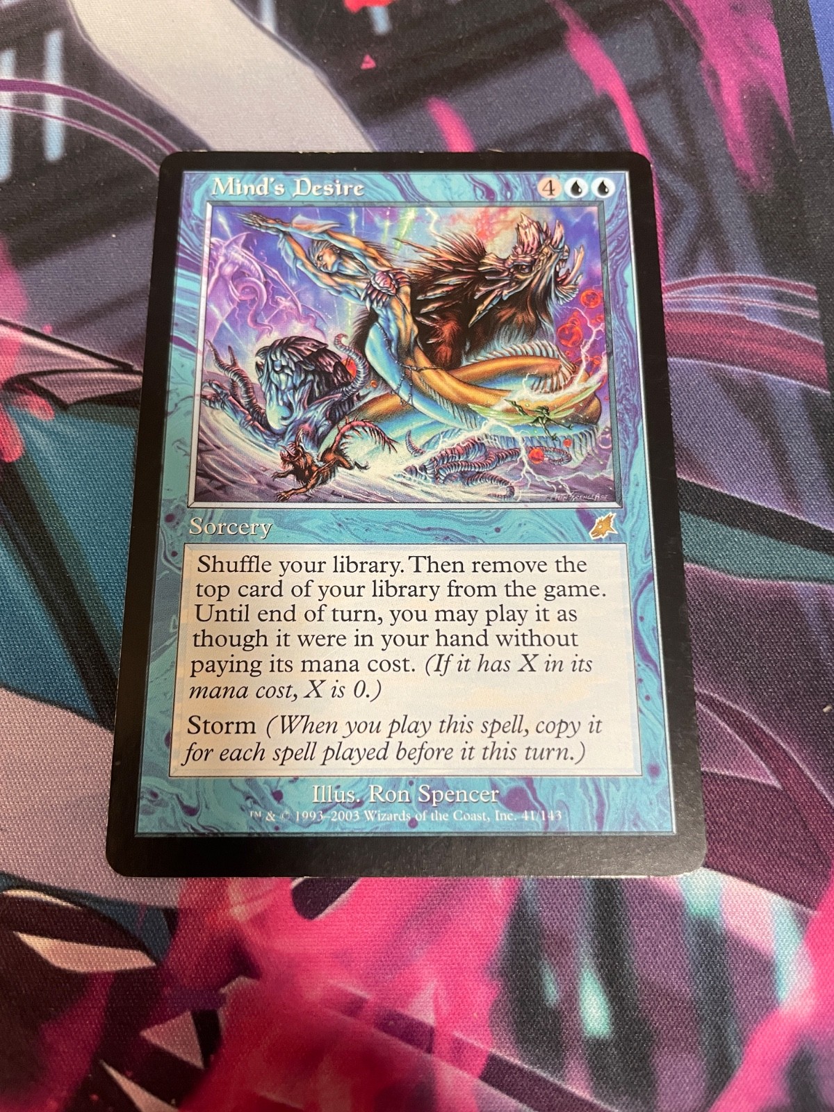 MTG - MIND'S DESIRE - RARE - SCOURGE - LP