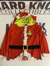 Dr Seuss The Grinch One Piece Pajamas Boy Girl LARGE 10 Costume Novelty