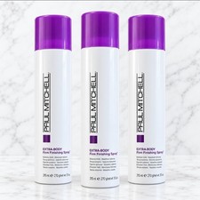 3 cans Paul Mitchell Extra Body Firm Finishing Spray 9.5oz/315ml Each NEW